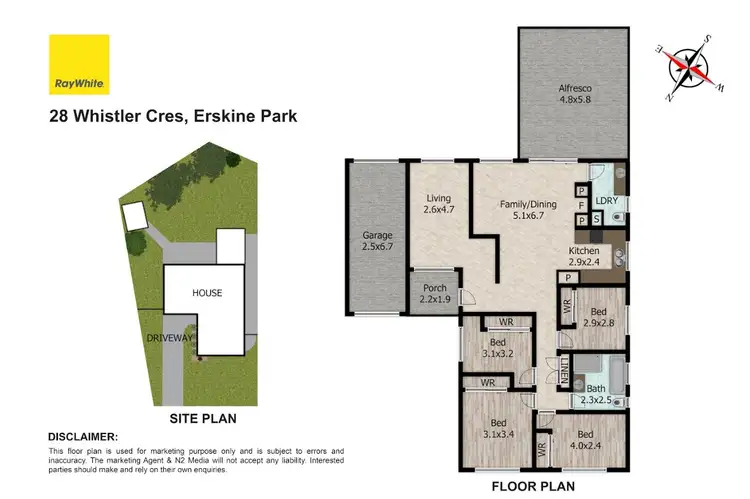 Floorplan of Homely house listing, 28 Whistler Crescent, Erskine Park NSW 2759