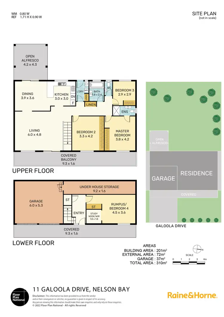 Floorplan of Homely house listing, 11 Galoola Drive, Nelson Bay NSW 2315