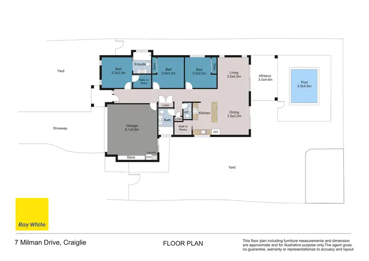 Floorplan of Homely house listing, 7 Milman Drive, Port Douglas QLD 4877