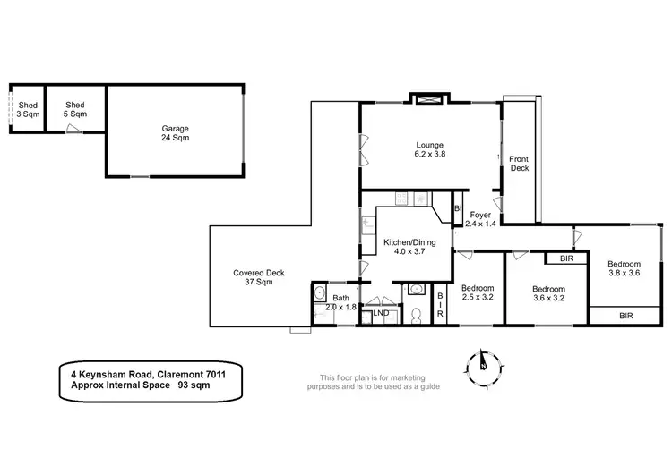 Floorplan of Homely house listing, 4 Keynsham Road, Claremont TAS 7011