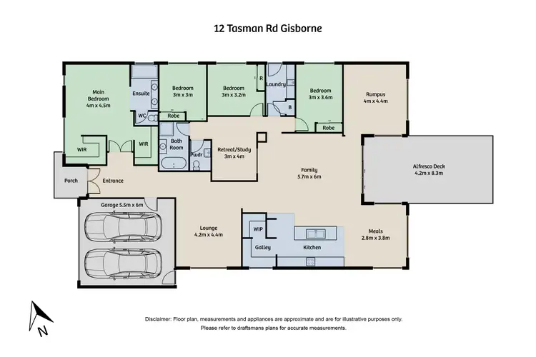 Floorplan of Homely house listing, 12 Tasman Road, Gisborne VIC 3437
