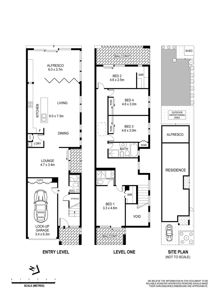 Floorplan of Homely semi-detached listing, 9a Dreadnought Street, Roselands NSW 2196