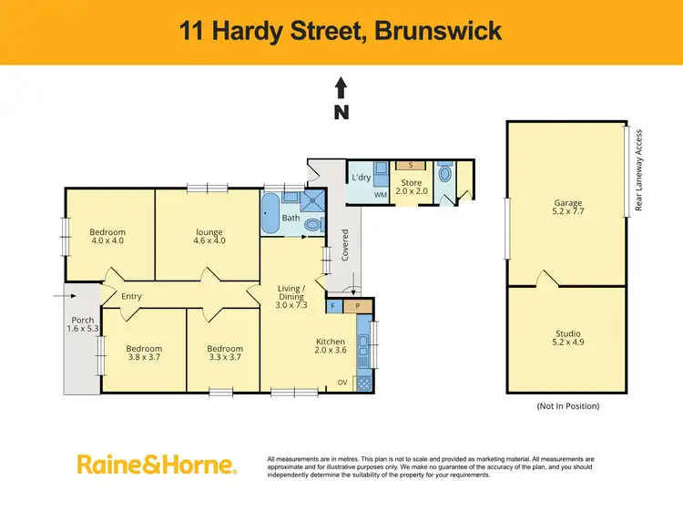 Floorplan of Homely house listing, 11 Hardy Street, Brunswick VIC 3056