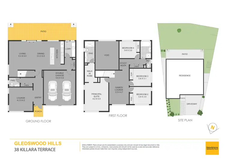Floorplan of Homely house listing, 38 Killara Terrace, Gledswood Hills NSW 2557