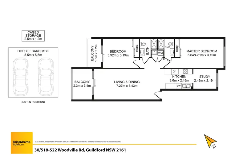 Floorplan of Homely apartment listing, 30/518-522 Woodville Road, Guildford NSW 2161