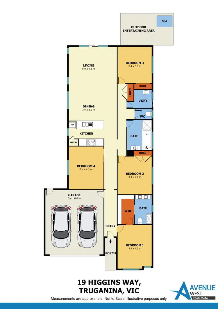 Floorplan of Homely house listing, 19 Higgins Way, Truganina VIC 3029