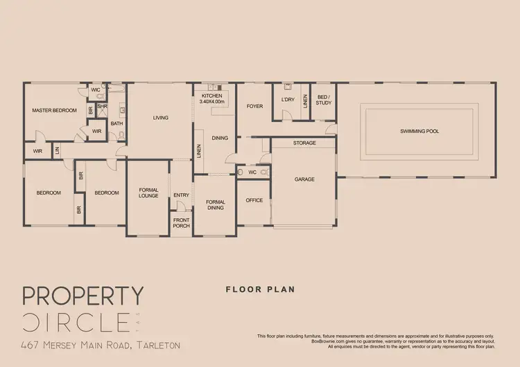 Floorplan of Homely house listing, 467 Mersey Main Road, Tarleton TAS 7310