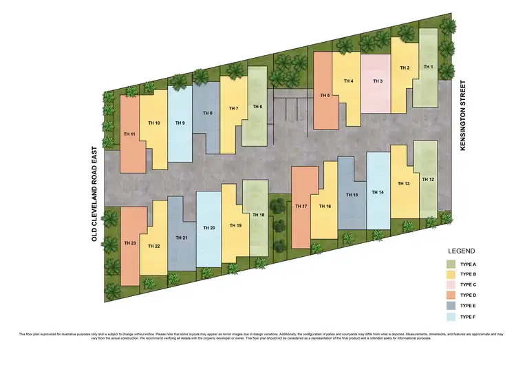 Floorplan of Homely townhouse listing, 14/17 Kensington Street, Capalaba QLD 4157