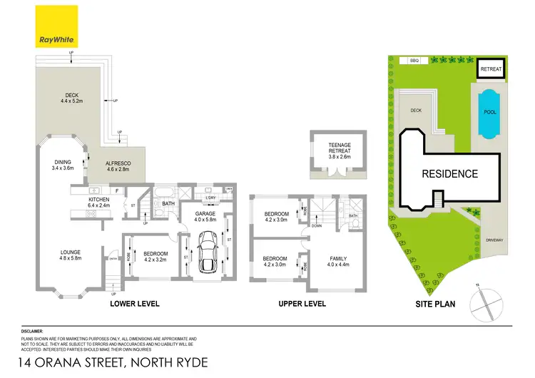 Floorplan of Homely house listing, 14 Orana Street, North Ryde NSW 2113