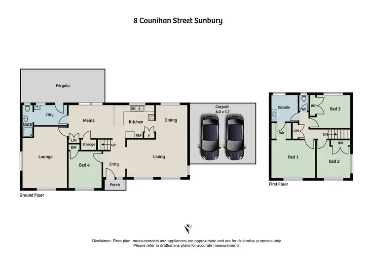 Floorplan of Homely house listing, 8 Counihan Street, Sunbury VIC 3429