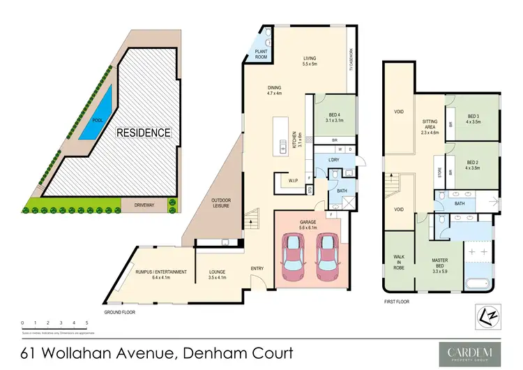 Floorplan of Homely house listing, 61 Wollahan Avenue, Denham Court NSW 2565