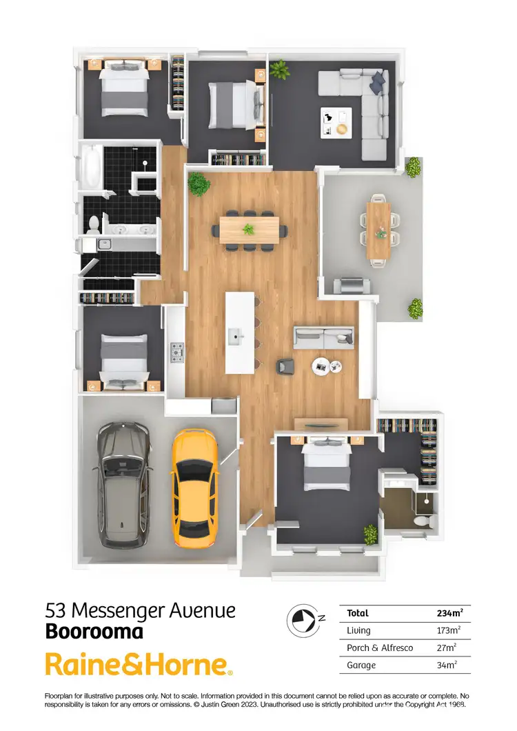 Floorplan of Homely house listing, 53 Messenger Avenue, Boorooma NSW 2650
