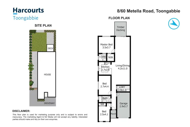 Floorplan of Homely villa listing, 8/60 Metella Road, Toongabbie NSW 2146