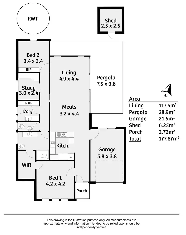 Floorplan of Homely house listing, 4/19 Ashbourne Road, Strathalbyn SA 5255