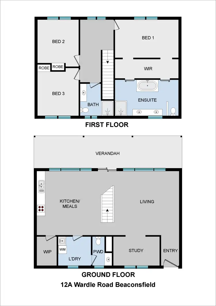 Floorplan of Homely house listing, 12A Wardle Road, Beaconsfield WA 6162