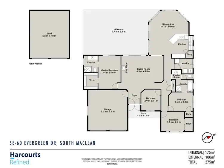 Floorplan of Homely house listing, 58-60 Evergreen Drive, South Maclean QLD 4280