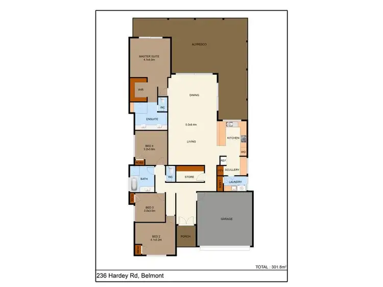 Floorplan of Homely house listing, 236 Hardey Rd, Belmont WA 6104