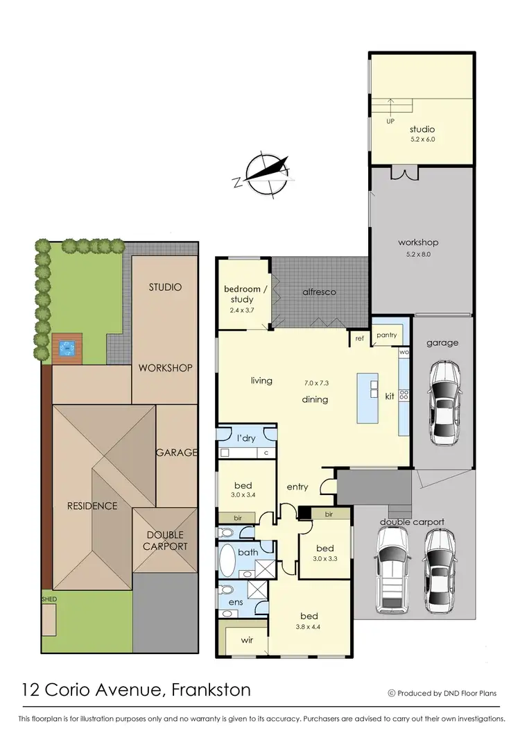 Floorplan of Homely house listing, 12 Corio Avenue, Frankston VIC 3199