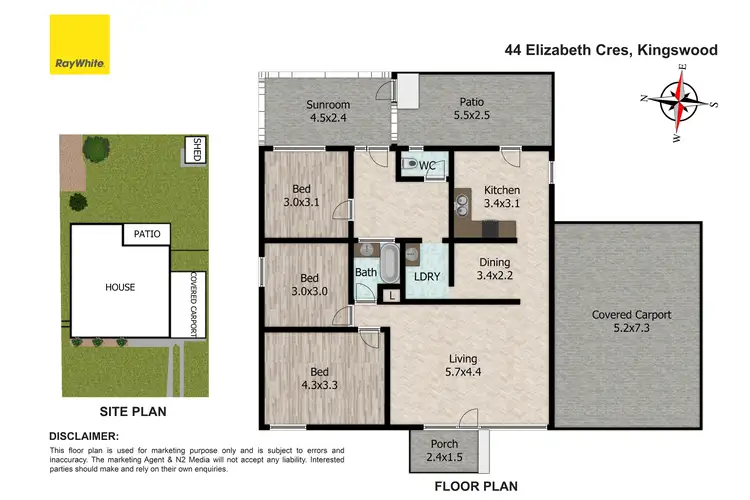 Floorplan of Homely house listing, 44 Elizabeth Crescent, Kingswood NSW 2747