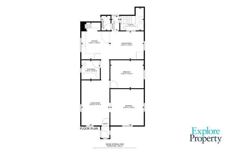Floorplan of Homely house listing, 92 Campbell Lane, Rockhampton City QLD 4700