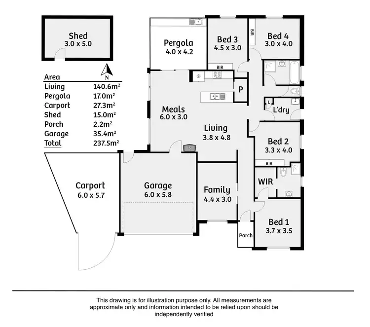 Floorplan of Homely house listing, 23 Parkside Court, Strathalbyn SA 5255
