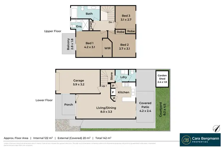 Floorplan of Homely townhouse listing, 11/259 Albany Creek Road, Bridgeman Downs QLD 4035