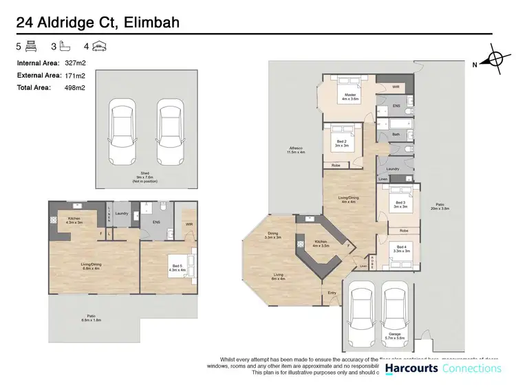 Floorplan of Homely house listing, 24 Aldridge Court, Elimbah QLD 4516