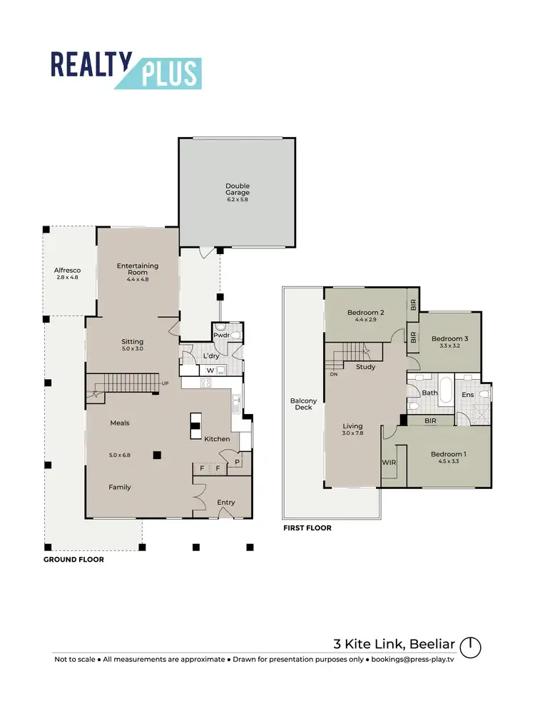 Floorplan of Homely house listing, 3 Kite Link, Beeliar WA 6164