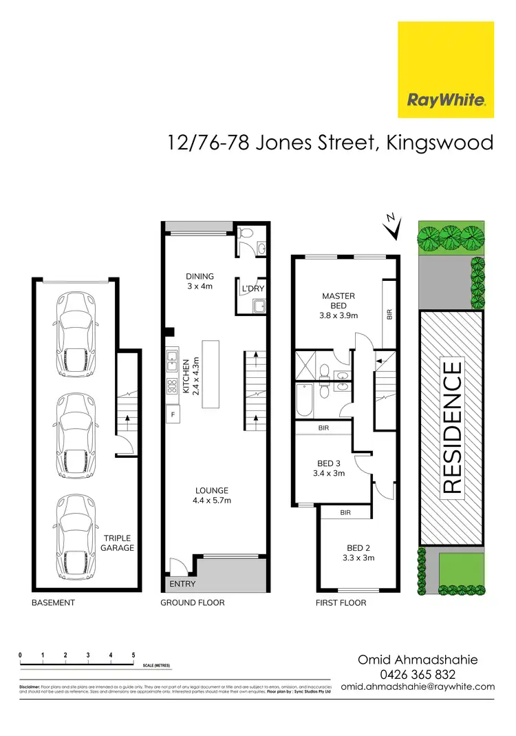 Floorplan of Homely townhouse listing, 12/76-78 Jones Street, Kingswood NSW 2747