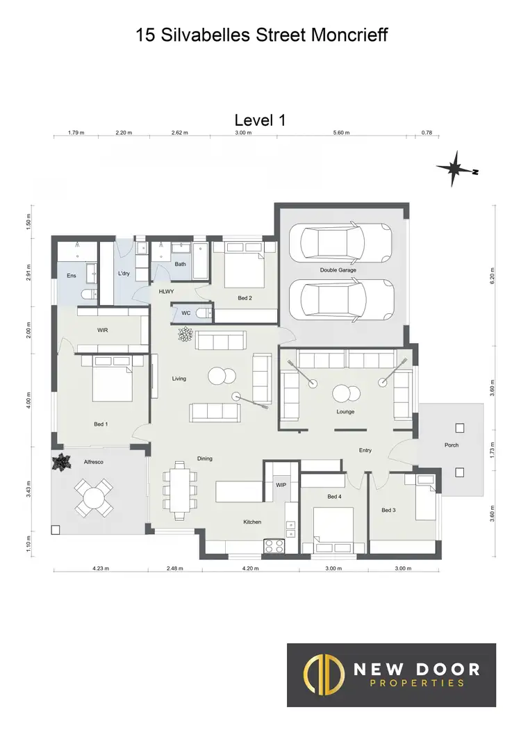 Floorplan of Homely house listing, 15 Silvabelles Street, Moncrieff ACT 2914