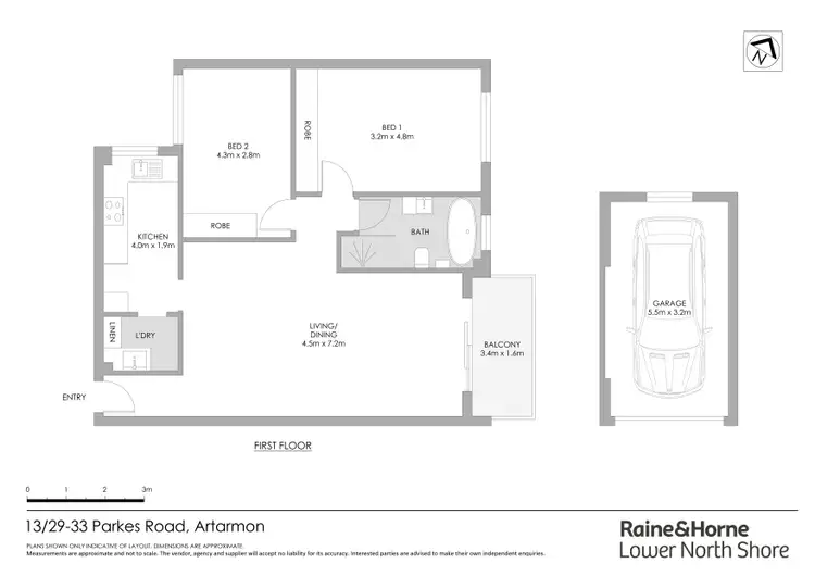 Floorplan of Homely apartment listing, 13/29-33 Parkes Road, Artarmon NSW 2064