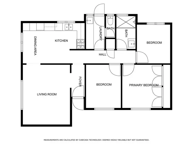 Floorplan of Homely semi-detached listing, 53A Holmes Street, Shelley WA 6148