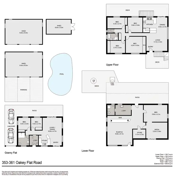Floorplan of Homely house listing, 353-361 Oakey Flat Road, Morayfield QLD 4506