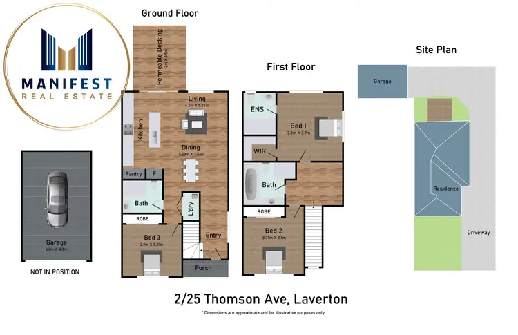 Floorplan of Homely townhouse listing, 2/25 Thomson Avenue, Laverton VIC 3028