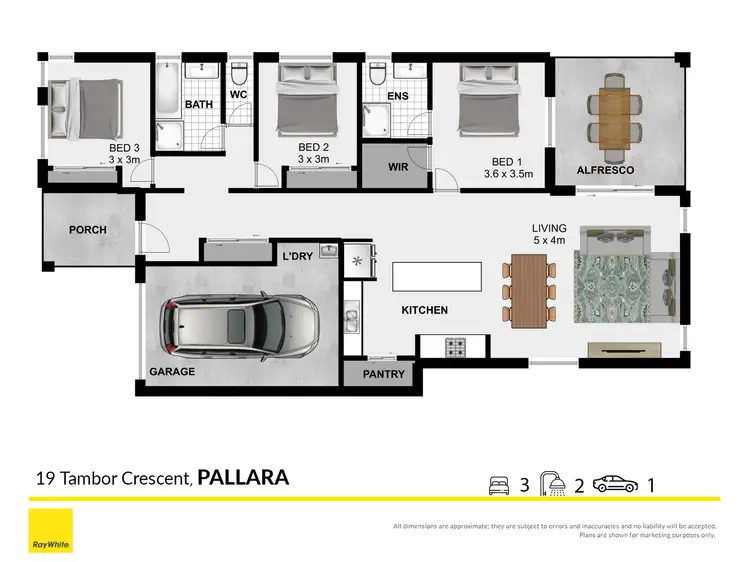 Floorplan of Homely house listing, 19 Tambor Crescent, Pallara QLD 4110