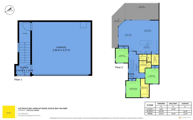 Floorplan of Homely house listing, 4/2 Eagle Bay- Meelup Road, Eagle Bay WA 6281