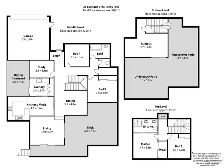 Floorplan of Homely house listing, 35 Leonarda Drive, Ferny Hills QLD 4055