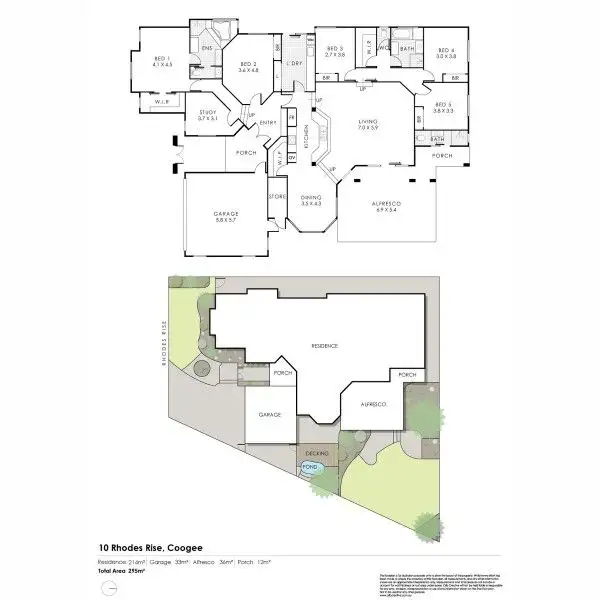 Floorplan of Homely house listing, 10 Rhodes Rise, Coogee WA 6166
