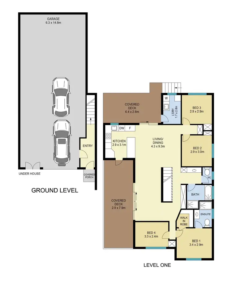 Floorplan of Homely house listing, 86 Falconglen Place, Ferny Grove QLD 4055