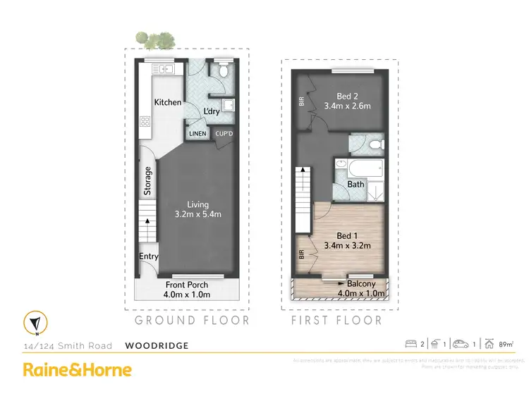 Floorplan of Homely house listing, 14/124 Smith Road, Woodridge QLD 4114