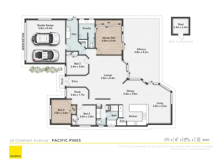 Floorplan of Homely house listing, 16 Chatham Avenue, Pacific Pines QLD 4211