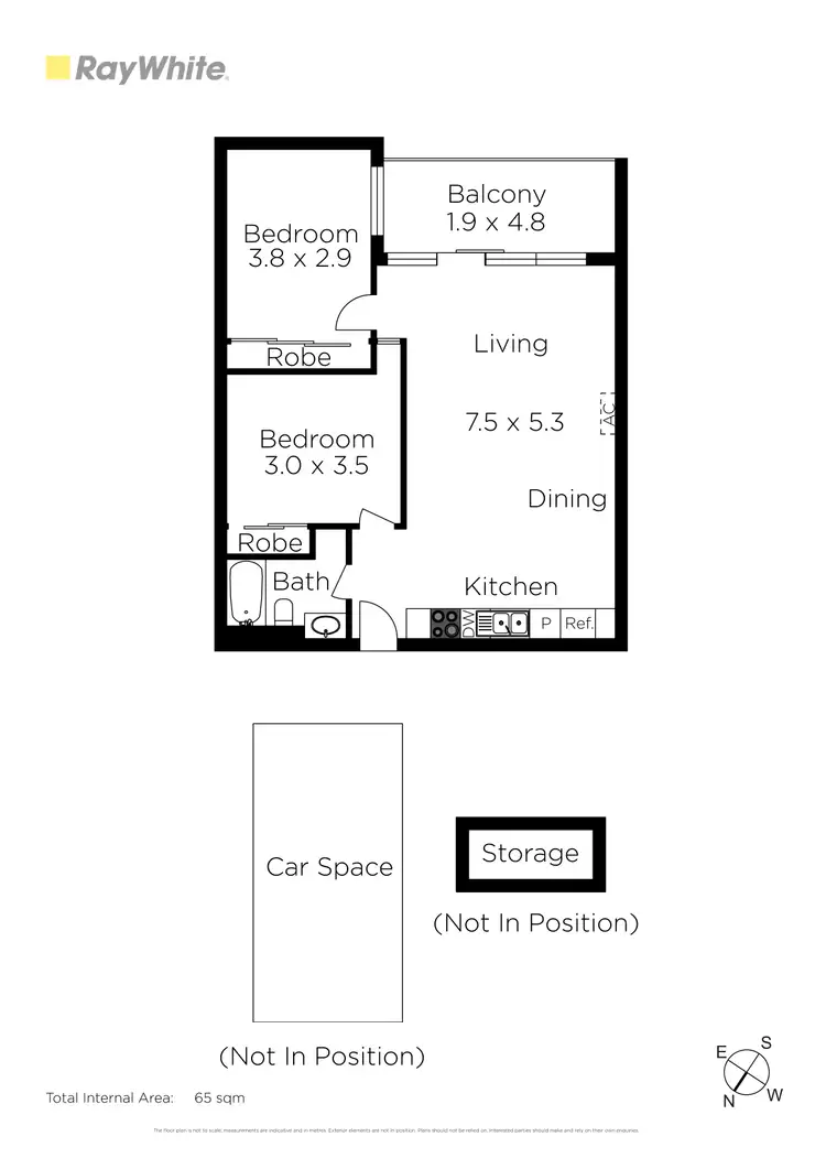 Floorplan of Homely apartment listing, 32/12 Crefden Street, Maidstone VIC 3012