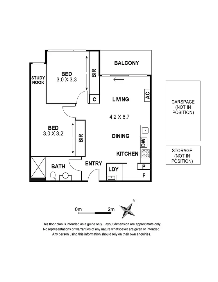 Floorplan of Homely apartment listing, 5309/185 Weston Street, Brunswick East VIC 3057