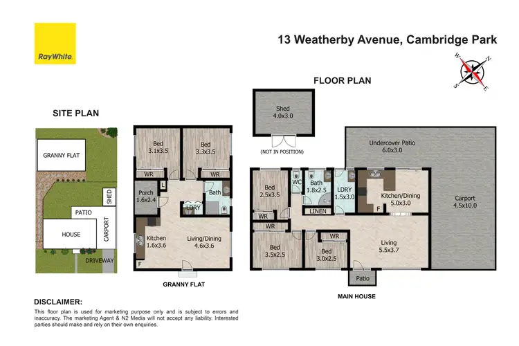 Floorplan of Homely house listing, 13 & 13a Weatherby Avenue, Cambridge Park NSW 2747