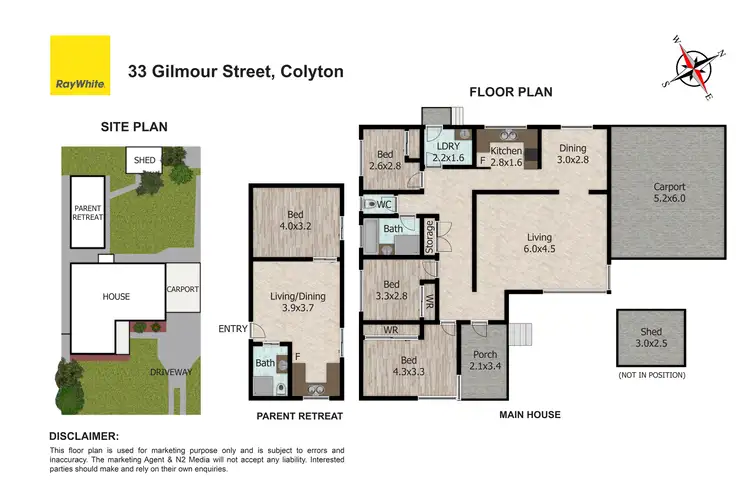 Floorplan of Homely house listing, 33 Gilmour Street, Colyton NSW 2760