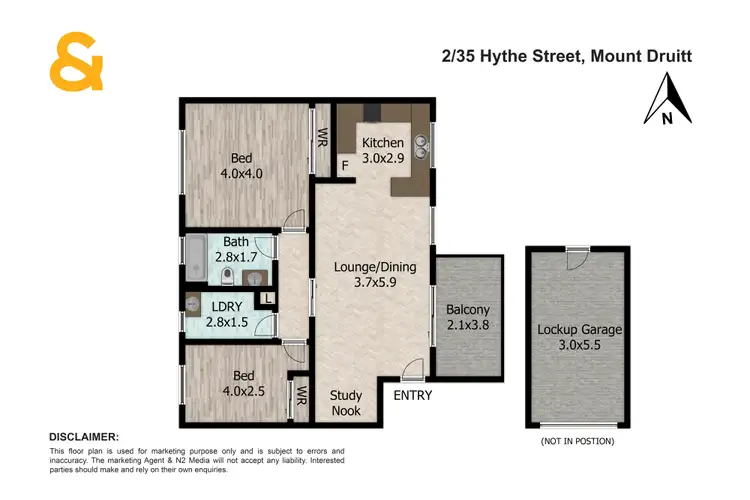 Floorplan of Homely apartment listing, 2/35 Hythe Street, Mount Druitt NSW 2770