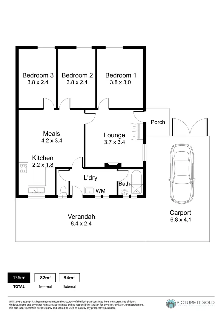 Floorplan of Homely house listing, 81 Hunter Crescent, Salisbury North SA 5108