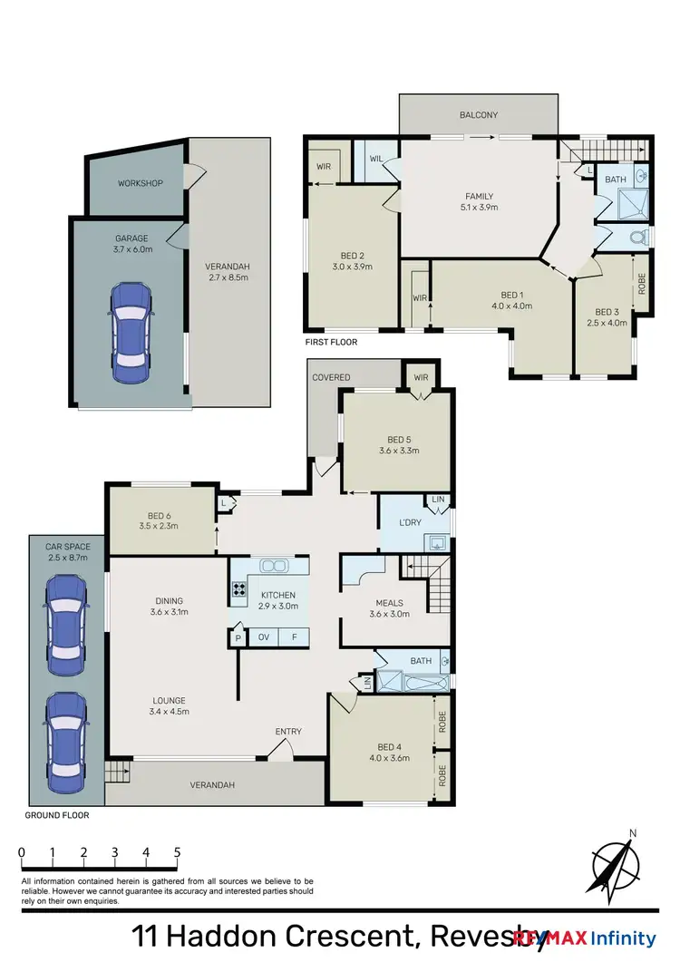 Floorplan of Homely house listing, 11 Haddon Cres, Revesby NSW 2212