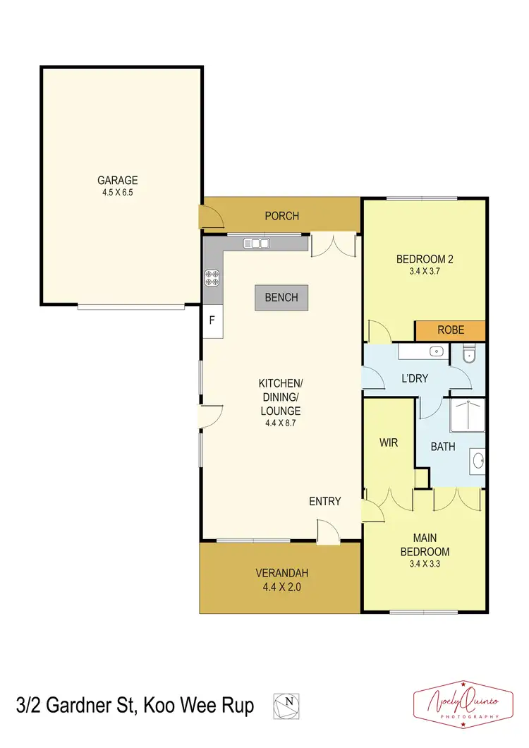 Floorplan of Homely house listing, 3/2 Gardner Street, Koo Wee Rup VIC 3981