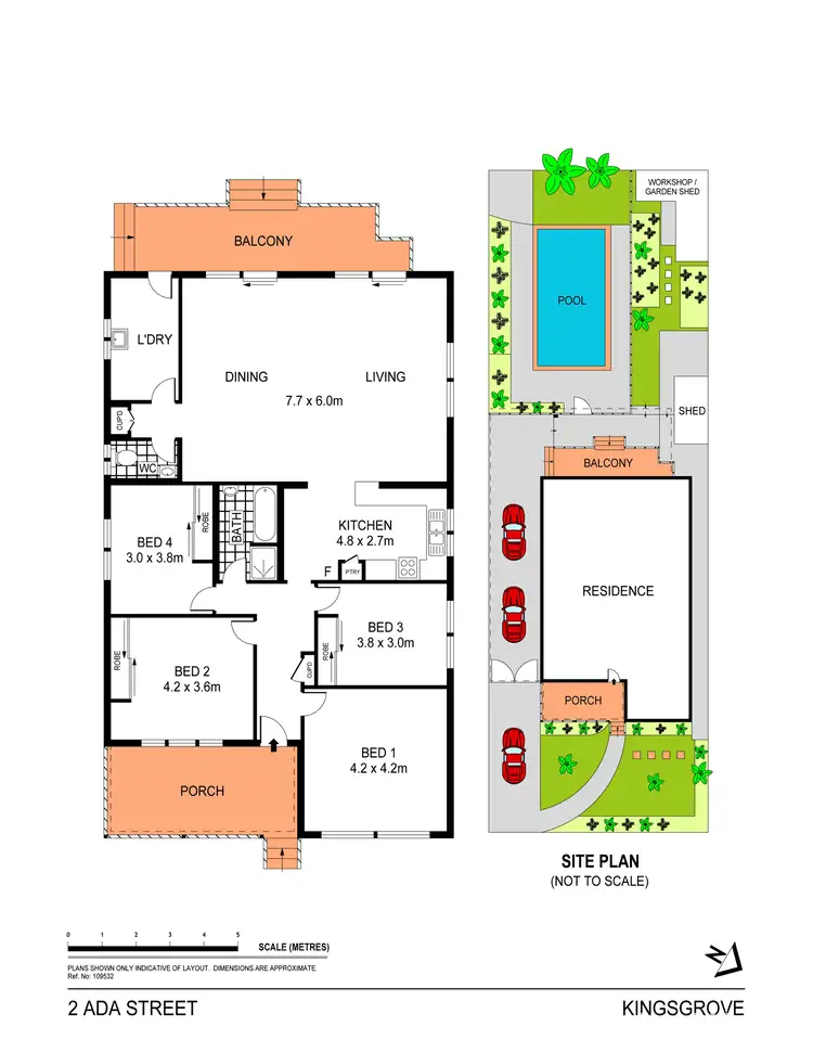 Floorplan of Homely house listing, 2 Ada Street, Kingsgrove NSW 2208